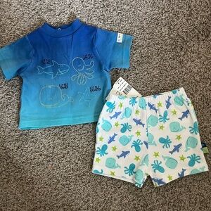 Blue Ocean Themed Toddler Outfit